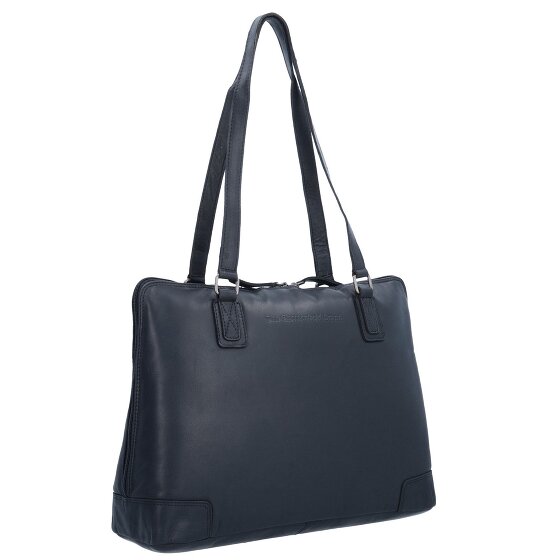 The Chesterfield Brand Wax Pull Up Schultertasche Leder 37 cm Laptopfach