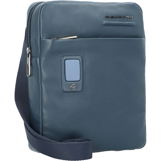 Piquadro Akron Umhängetasche Leder 22 cm