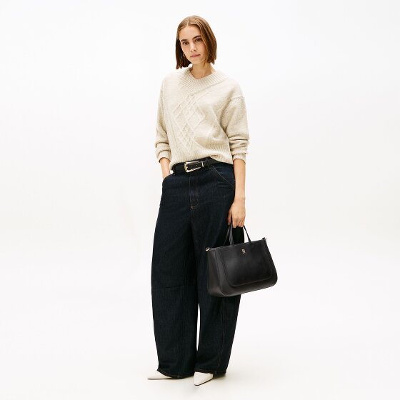 Tommy Hilfiger TH Glam Shopper Tasche Leder 32 cm