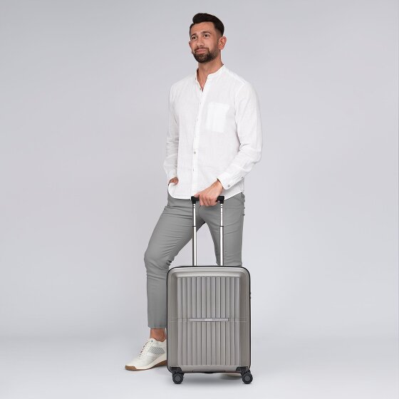 Pactastic Collection 01 4 Rollen Kabinentrolley S 55 cm mit Dehnfalte