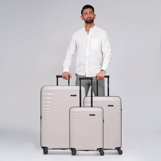 Farmhood Eco Edition 4 Rollen Kofferset 3-teilig mit Dehnfalte