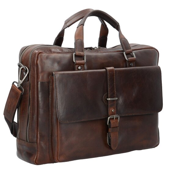 Leonhard Heyden Roma Aktentasche Leder 40 cm Laptopfach