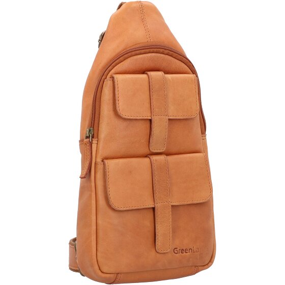 Greenland Nature GreenLand NATURE Umhängetasche Leder 19 cm