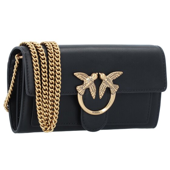 PINKO Love One Clutch Tasche Leder 19 cm