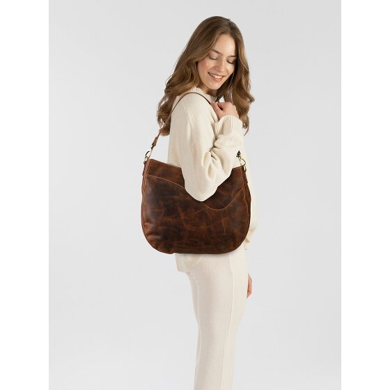Greenburry Vintage Schultertasche Leder 37 cm