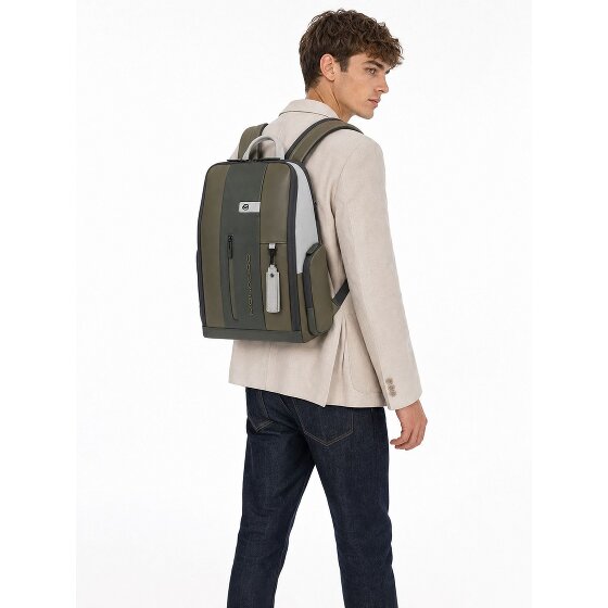 Piquadro Urban Daypack RFID Schutz Leder 46 cm Laptopfach