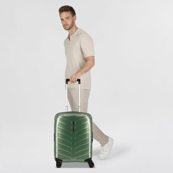 Samsonite Attrix 4 Rollen Kabinentrolley 55 cm mit Dehnfalte