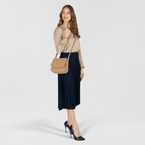 Lacoste City Court Umhängetasche Leder 22 cm