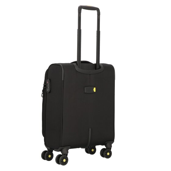 d&n Travel Line 9704 4 Rollen Kabinentrolley S 55 cm mit Dehnfalte