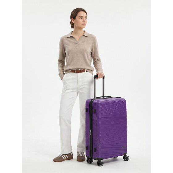 Franky Dallas 3.0 4 Rollen Trolley M 65 cm mit Dehnfalte