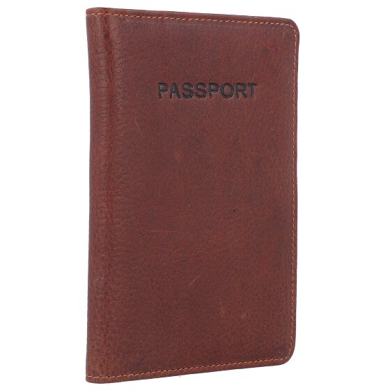 Burkely Antique Avery Reisepassetui RFID Leder 10 cm