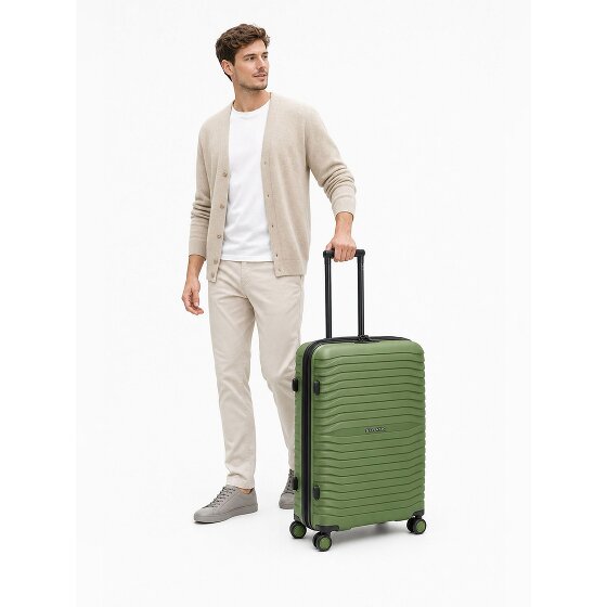 Stratic Shine 4 Rollen Trolley 66 cm mit Dehnfalte