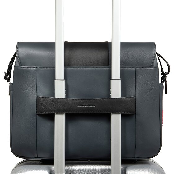 Piquadro Urban Messenger RFID Schutz Leder 35 cm Laptopfach