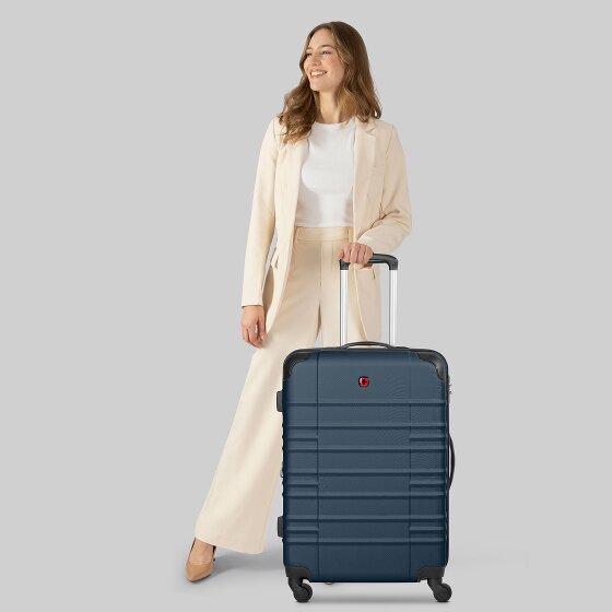 Wenger Amplar Evo 4 Rollen Trolley M 65 cm mit Dehnfalte