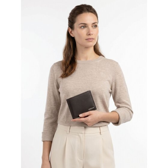 oxmox Leather Geldbörse RFID Schutz Leder 11 cm