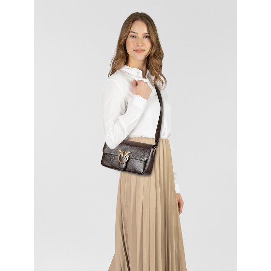 PINKO Love One Schultertasche Leder 27 cm