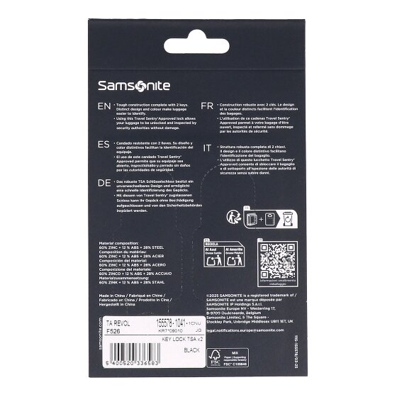 Samsonite Ta Revolution TSA Schloss