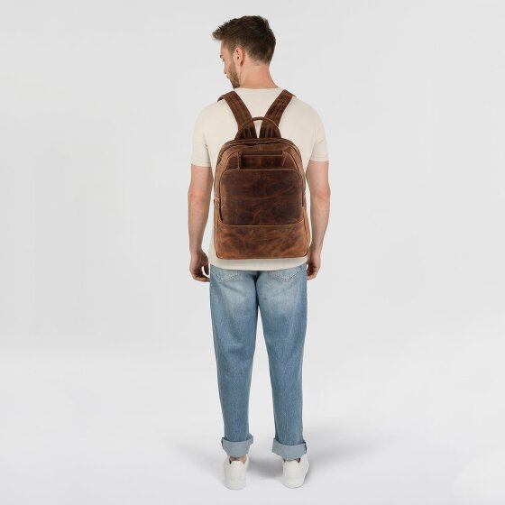 Greenburry Vintage Daypack Leder 43 cm Laptopfach