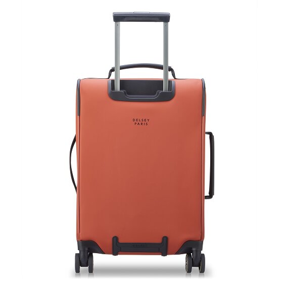 Delsey Paris Turenne Soft 4 Rollen Kabinentrolley 55 cm mit Dehnfalte