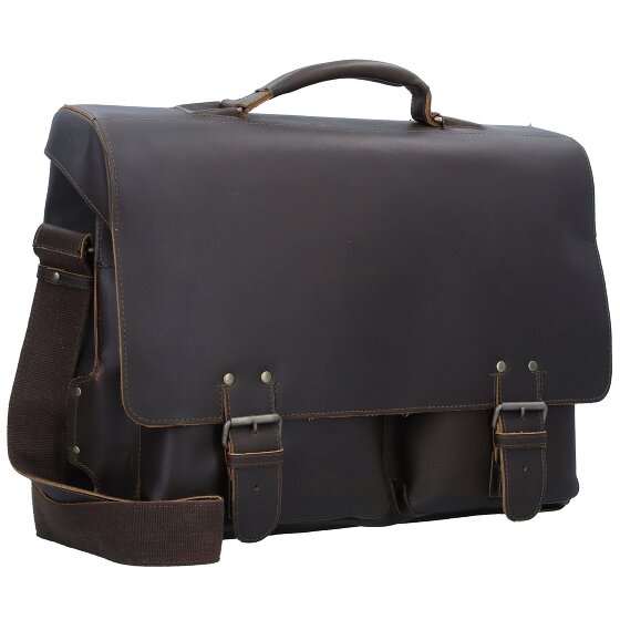 aunts & uncles Hunter Jack Messenger Leder 45 cm Laptopfach