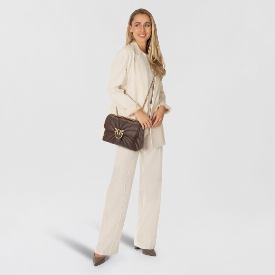 PINKO Love Puff Schultertasche Leder 30 cm