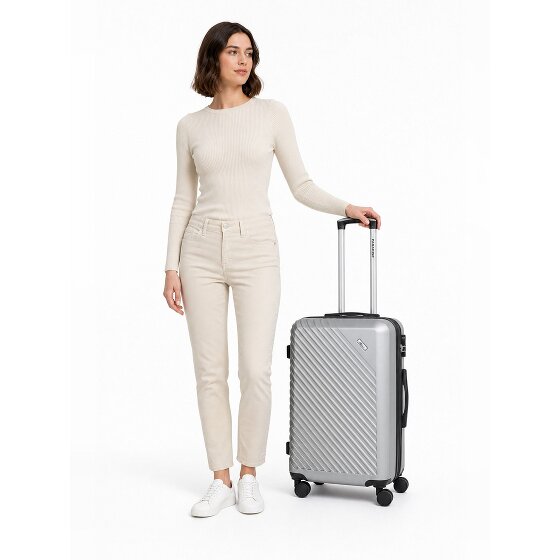 Check.In Paradise 2.0 4 Rollen Trolley M 68 cm mit Dehnfalte