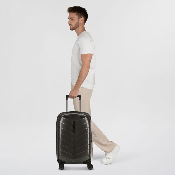 Samsonite Attrix 4 Rollen Kabinentrolley 55 cm mit Dehnfalte