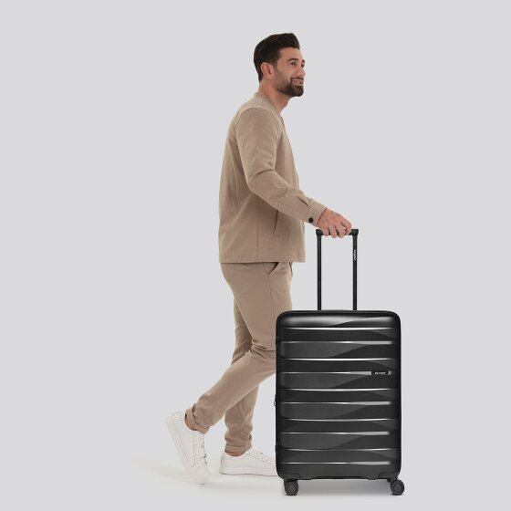 Bergpfeil Travel 4-Rollen Trolley M 66 cm mit Dehnfalte