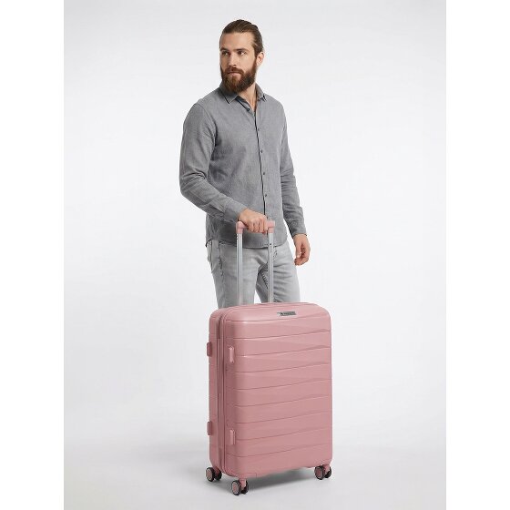 Franky London 4 Rollen Trolley M 65 cm mit Dehnfalte