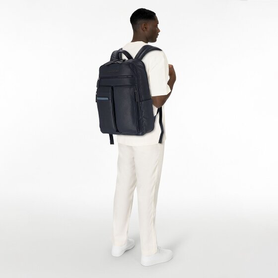 Piquadro Paavo Daypack Leder 43 cm Laptopfach