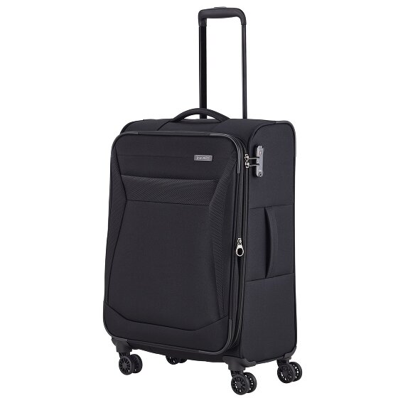 Travelite Chios 4 Rollen Trolley 67 cm mit Dehnfalte