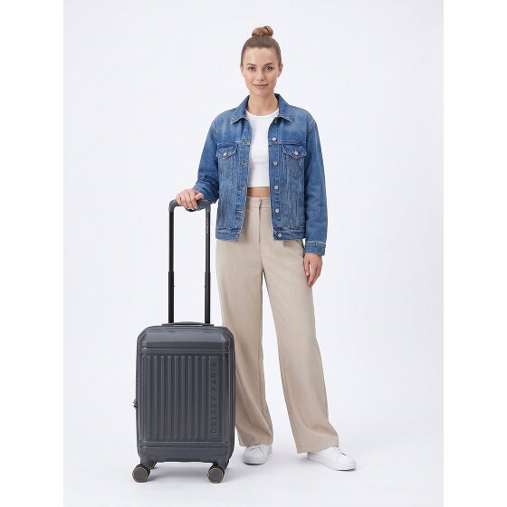 Delsey Paris Lutece 4 Rollen Kabinentrolley 55 cm mit Dehnfalte