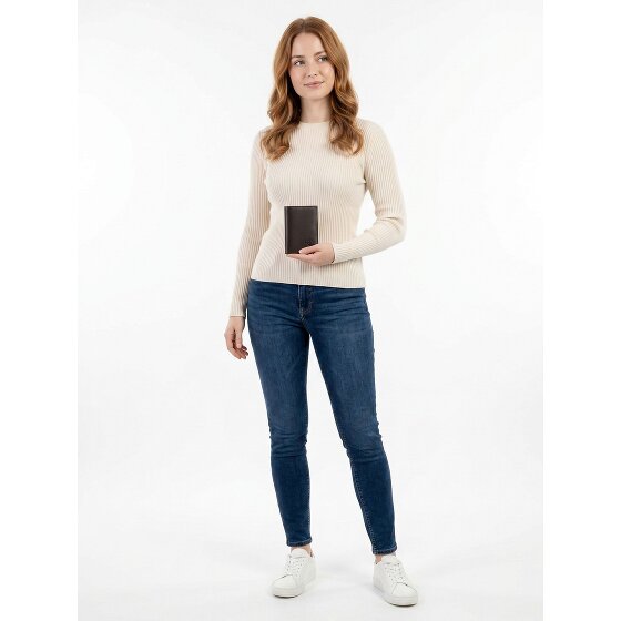 oxmox Leather Geldbörse RFID Schutz Leder 10 cm