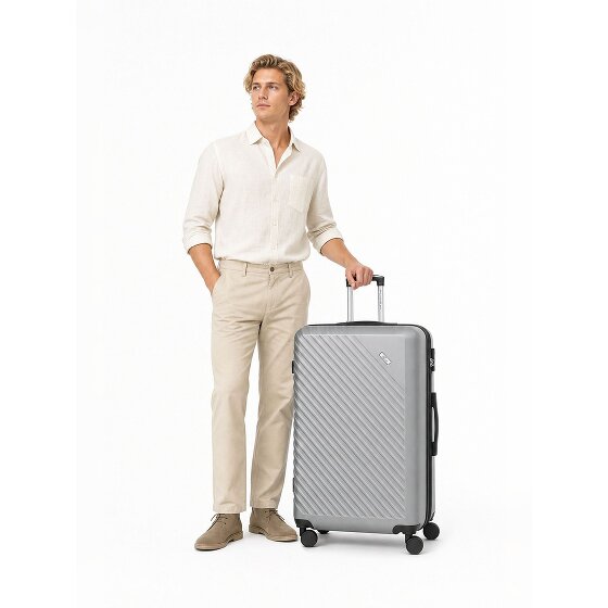 Check.In Paradise 2.0 4 Rollen Trolley L 78 cm mit Dehnfalte