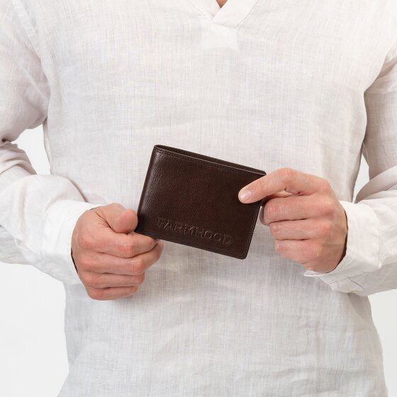 Farmhood Memphis Geldbörse RFID Schutz Leder 12.5 cm