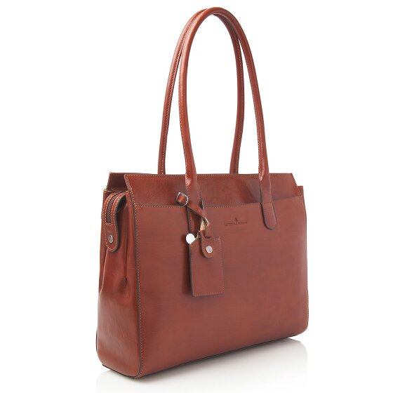 Castelijn & Beerens Ellen Schultertasche Leder 40 cm Laptopfach