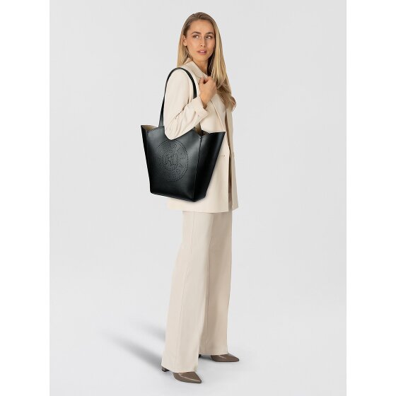 Karl Lagerfeld Circle Shopper Tasche Leder 27 cm