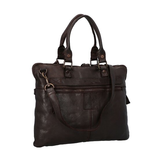 Harbour 2nd Vega Aktentasche Leder 38 cm Laptopfach
