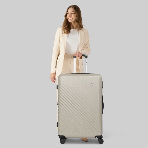 Check.In Paradise 2.0 4 Rollen Trolley L 78 cm mit Dehnfalte