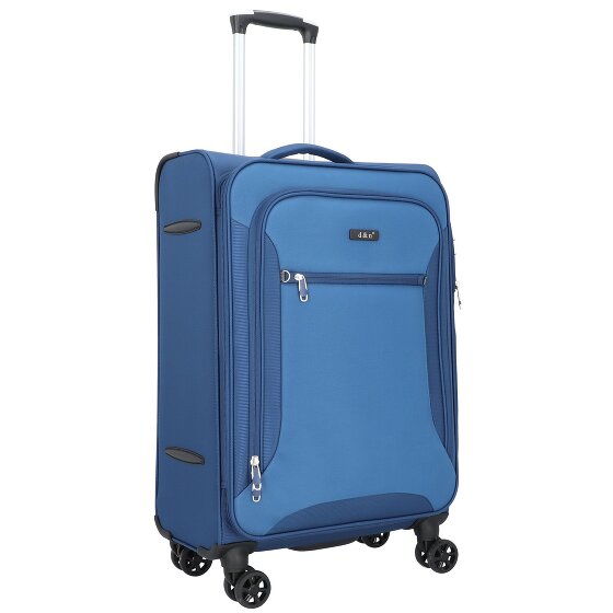 d&n Travel Line 6404 4-Rollen Trolley 68 cm