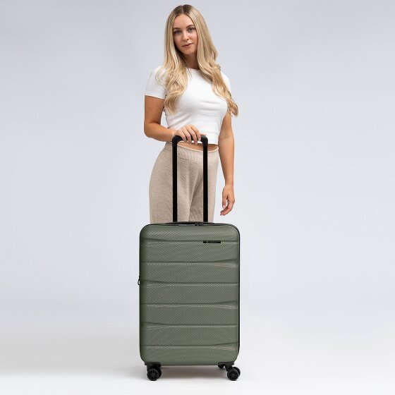 Franky Munich 4.0 4-Rollen Trolley M 66 cm mit Dehnfalte