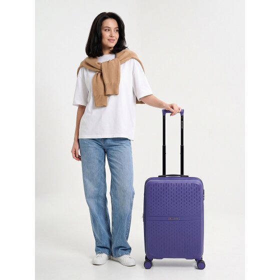 Gladiator 4400 4 Rollen Kabinentrolley 55 cm mit Dehnfalte