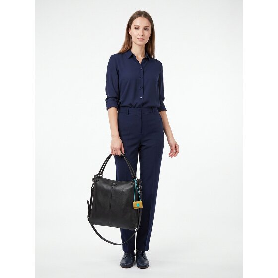 Gabs G14 Schultertasche Leder 35 cm mit Dehnfalte
