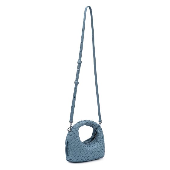 LES VISIONNAIRES Greta Micro weave Handtasche Leder 20 cm