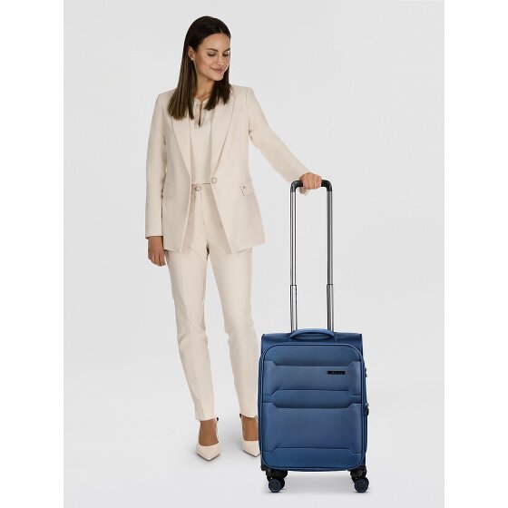 Cocoono Mauritius 4 Rollen Kabinentrolley S 58 cm mit Dehnfalte