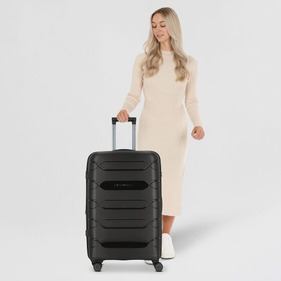 Polestream Strz by Asteroid 4 Rollen Trolley L 74 cm mit Dehnfalte