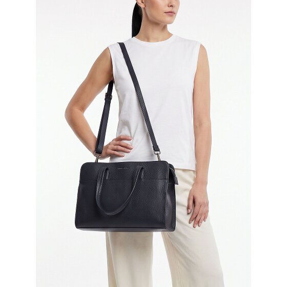 Harbour 2nd Just Pure Schultertasche Leder 36 cm Laptopfach