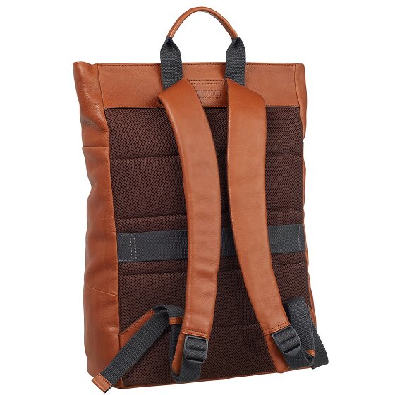 Leonhard Heyden Hamburg Rucksack Leder 46 cm Laptopfach