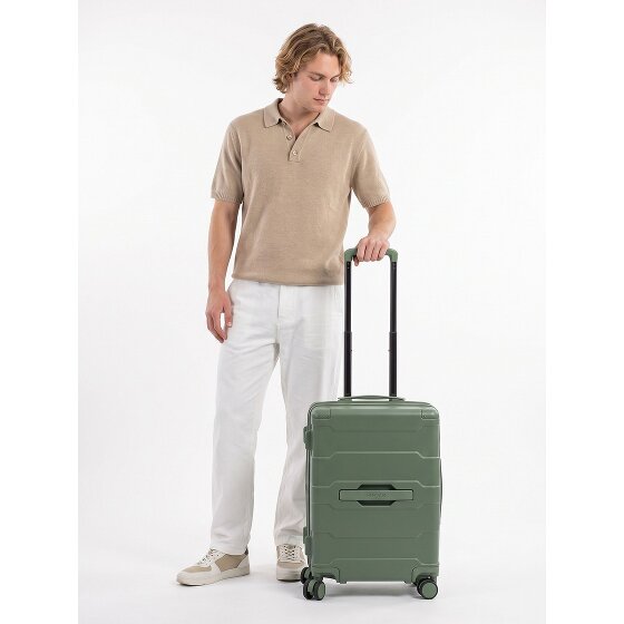 Heys ReNew 4 Rollen Kabinentrolley S 53 cm mit Dehnfalte