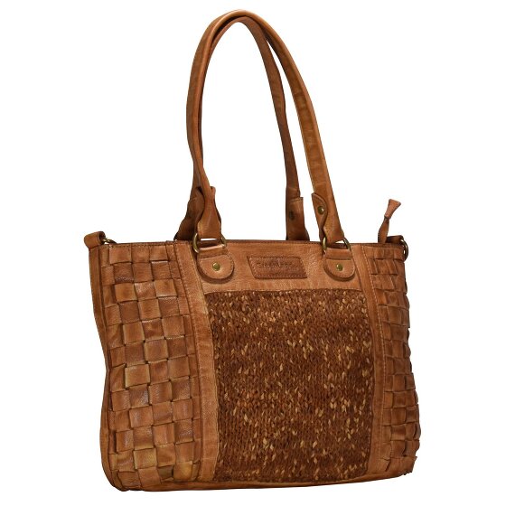 Greenland Nature Femi & Nine Schultertasche Leder 42 cm